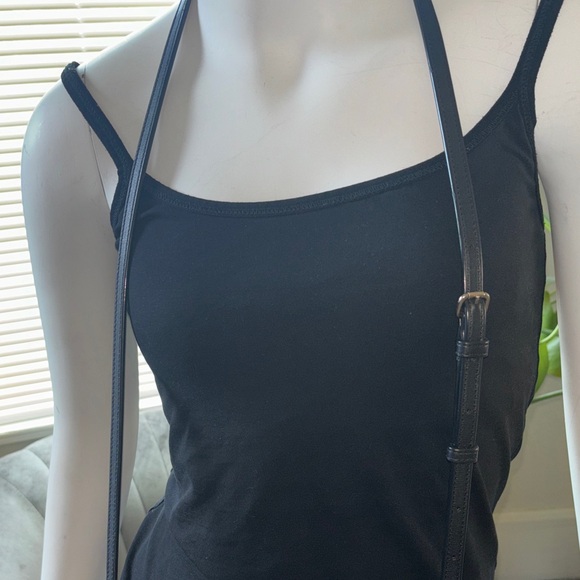 Coach Black Embossed Signature Leather Crossbody - Picture 8 of 11